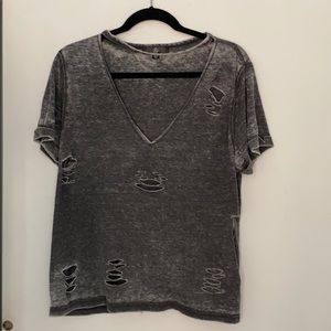 Burnout Cut-out T-shirt